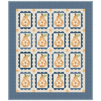 PRESALE Sweet Golden Pears Quilt Kit With Denim & Daisy by Lori Holt of Bee in my Bonnet |  KT-18130