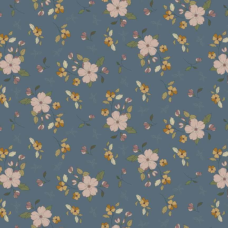 PRESALE Charmed & Treasured Main Thunder Yardage by Kassidy Grace for Riley Blake Designs | C18160-THUNDER