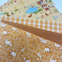 Animal Park Fun Custom Fat Quarter Bundle Warm by Stacy Iest Hsu for Moda Fabrics | Curated Bundle | 7 Fat Quarters
