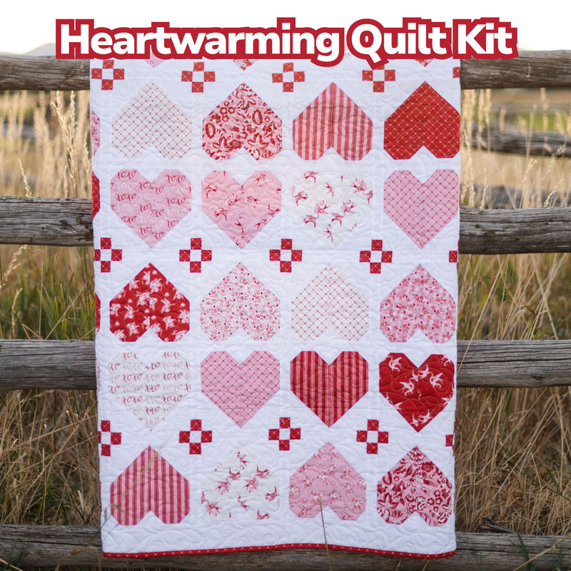 Heartwarming Custom Quilt Kit With Letters to Cupid by My Mind's Eye for Riley Blake Designs | Quilt Size 52" x 52"