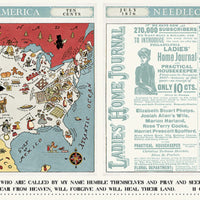 PRESALE Sew America Pillow Panel by J. Wecker Frisch for Riley Blake Designs | Panel Size 23 1/2" x 43 1/2" | PD17342-PANEL