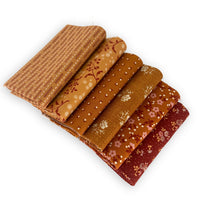 Fat Quarter Bundle Terracotta | Baked With Love by Lori Holt of Bee in My Bonnet | 6 Fat Quarters | Curated Bundle