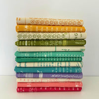 Spring Fabric Bundle | TYPE/ography by Lori Holt of Bee in my Bonnet | 13 Pieces | Curated Fat Quarter or Half Yard Bundle