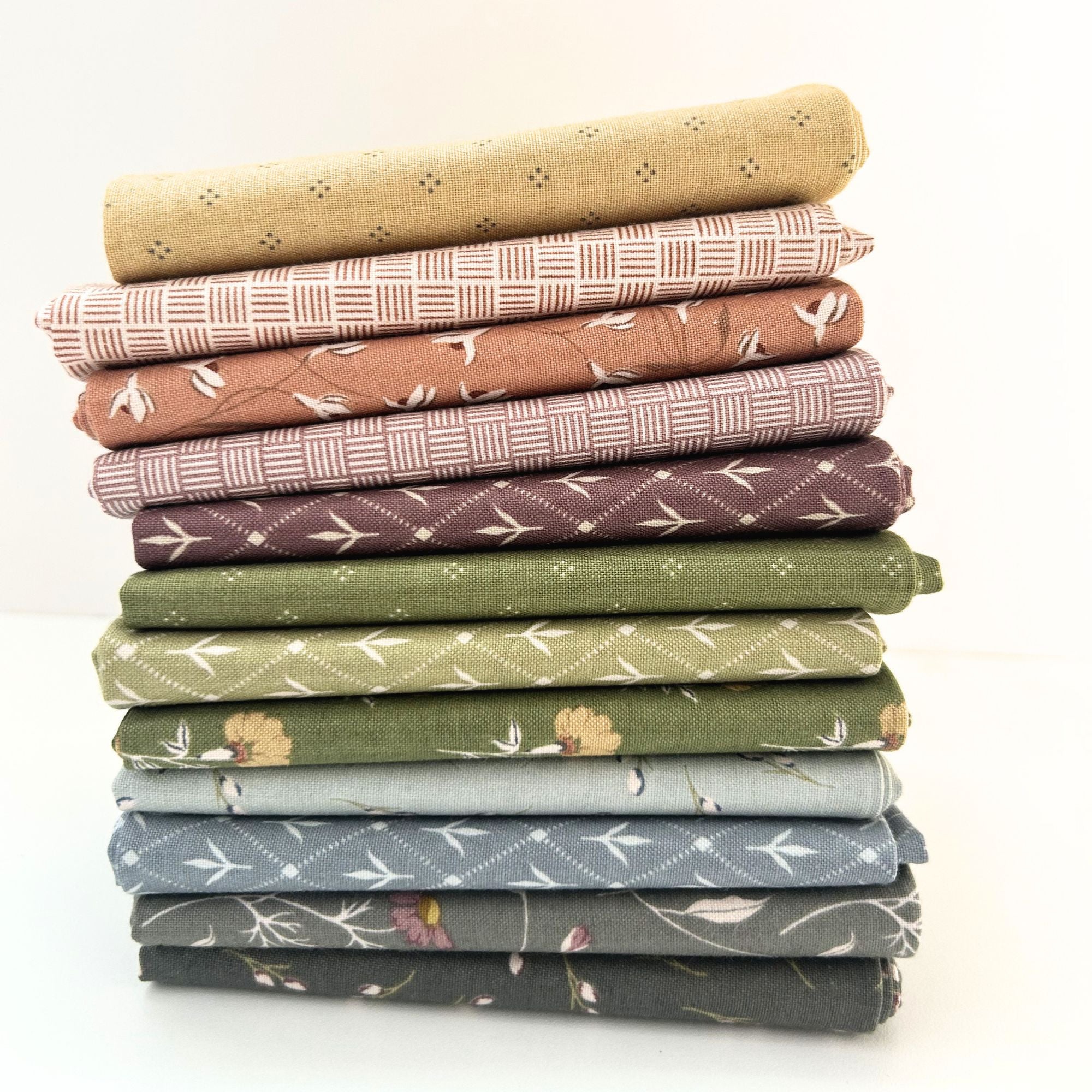 Threads of Grace Custom Fat Quarter Bundle Rows of Bows by Kassidy Grace for Riley Blake Designs | 12 FQs | Curated Bundle