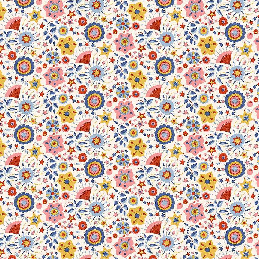 Summer Fair Festival Florals A by Liberty Fabrics for Riley Blake Designs | 01667505A