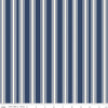 Freedom Garden Stripes Blue Yardage by My Mind's Eye for Riley Blake Designs | C15623-BLUE