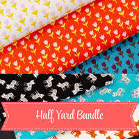PRESALE Half Yard Bundle Cats & Tulips | 1 800 Calico by Alexia Abegg for Ruby Star Society | 6 Half Yards | Curated Bundle
