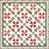 PRESALE Patchwork Blooms Custom Quilt Kit With Mistletoe & Holly by Beverly McCullough for Riley Blake Designs | Size 79" x 79"