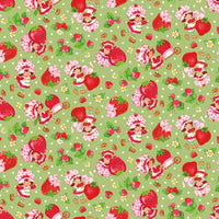 PRESALE The World of Strawberry Shortcake Toss Green Yardage for Riley Blake Designs | C18561-GREEN