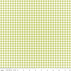 Picnic Florals Green Gingham Yardage by My Mind's Eye for Riley Blake Designs | C14614 GREEN