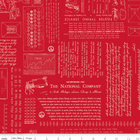 TYPE/ography Schoolhouse Yardage by Lori Holt of Bee in My Bonnet for Riley Blake Designs | C16850-SCHOOLHOUSE