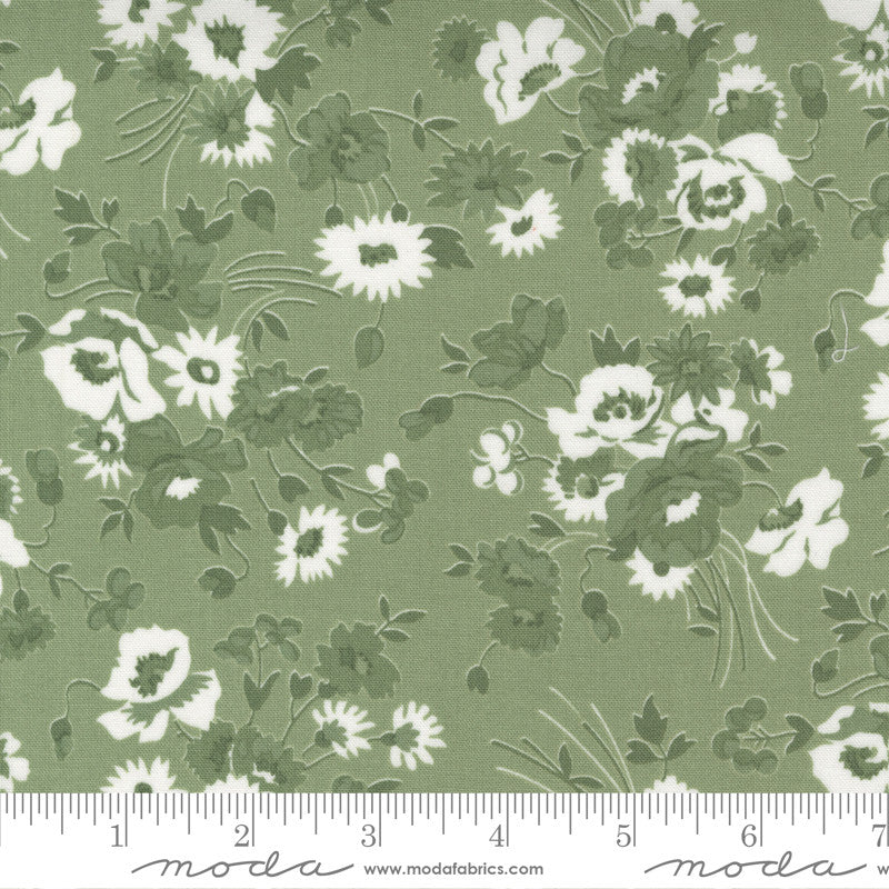 Nantucket Summer Somerset Grass Yardage by Camille Roskelley for Moda Fabrics | 55260 26