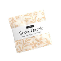 PRESALE Buon Natale Mini Charm 2.5" by Fig Tree & Co for Moda Fabrics | 42 Precut 2.5" Squares | 35400MC