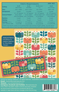 PRESALE Tulip Festival Custom Runner Kit With First Blooms by Heather Peterson for Riley Blake Designs | Runner Size
