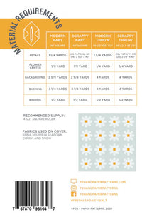 Fresh as a Daisy Quilt Pattern by Pen + Paper Patterns|  P176-FRESHASADAISY