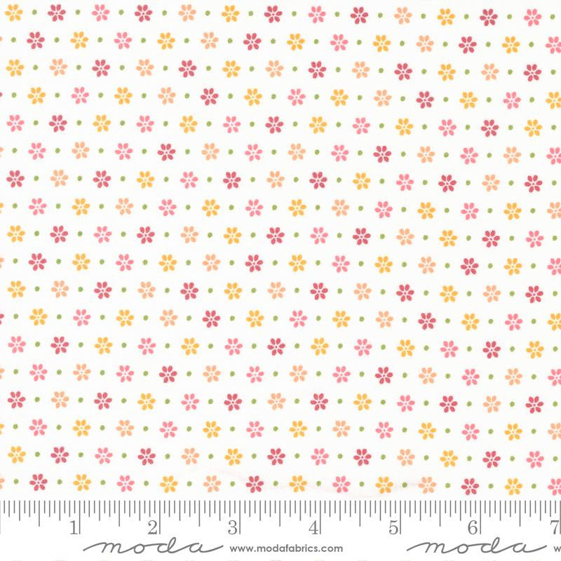 Bountiful Blooms Off White Daisy Yardage by Sherri & Chelsi for Moda Fabrics |37664 11