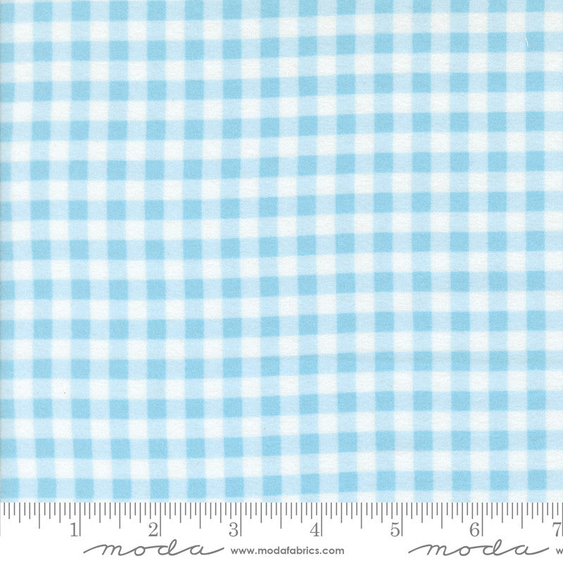 Sherbet Sunshine Flannel Gingham Sky Yardage by Corey Yoder for Moda Fabrics | 29224 20F