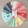 Summertime Mini Charm 2.5" by Camille Roskelley for Moda Fabrics | 42 Precut 2.5" Squares | 55320MC