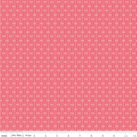 Piece & Plenty Stripe Tea Rose Yardage by Lori Holt of Bee in my Bonnet for Riley Blake Designs | C15885-TEAROSE