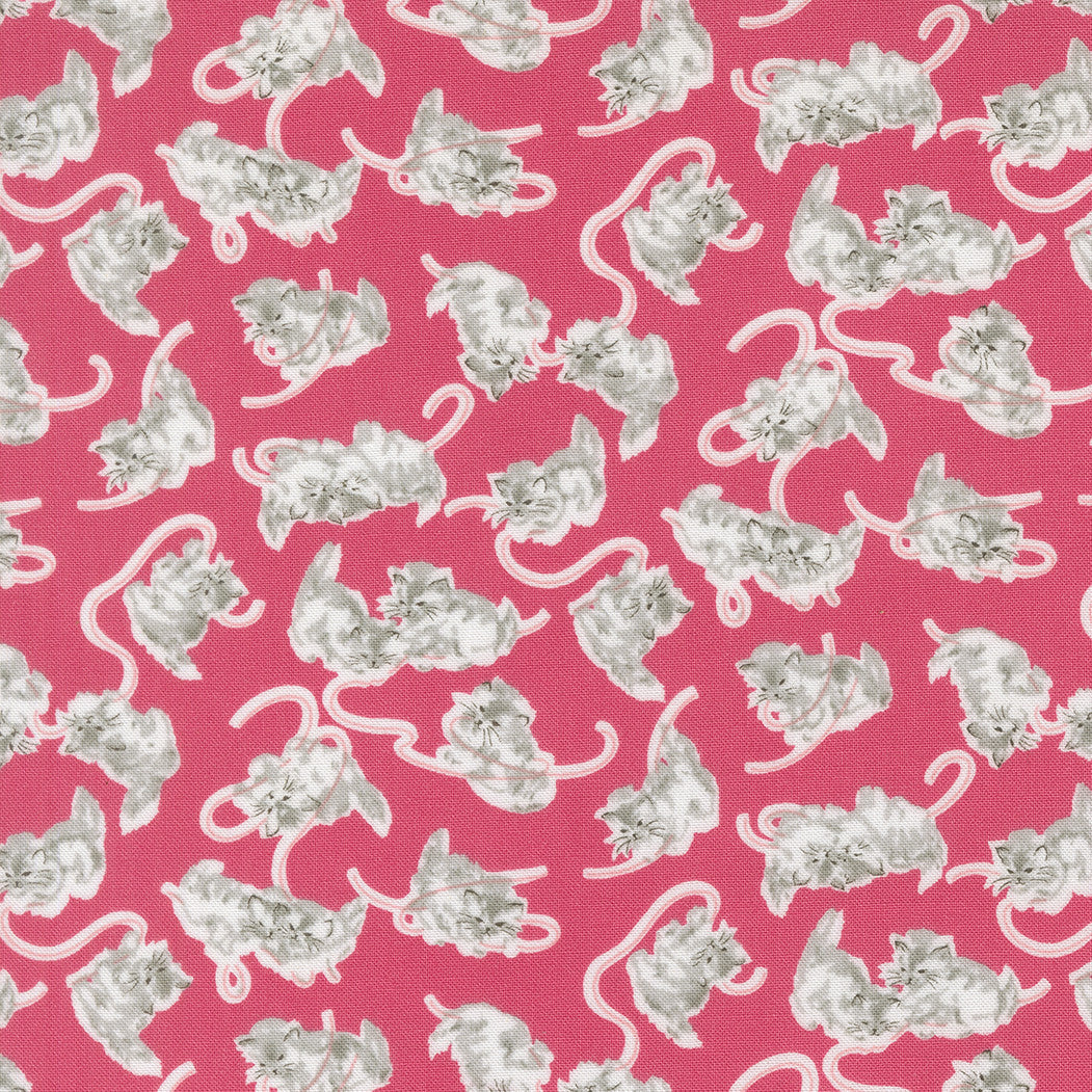 A Cat Named Stitch Georgie Rosie Yardage by Camille Roskelley for Moda Fabrics | 55341 18