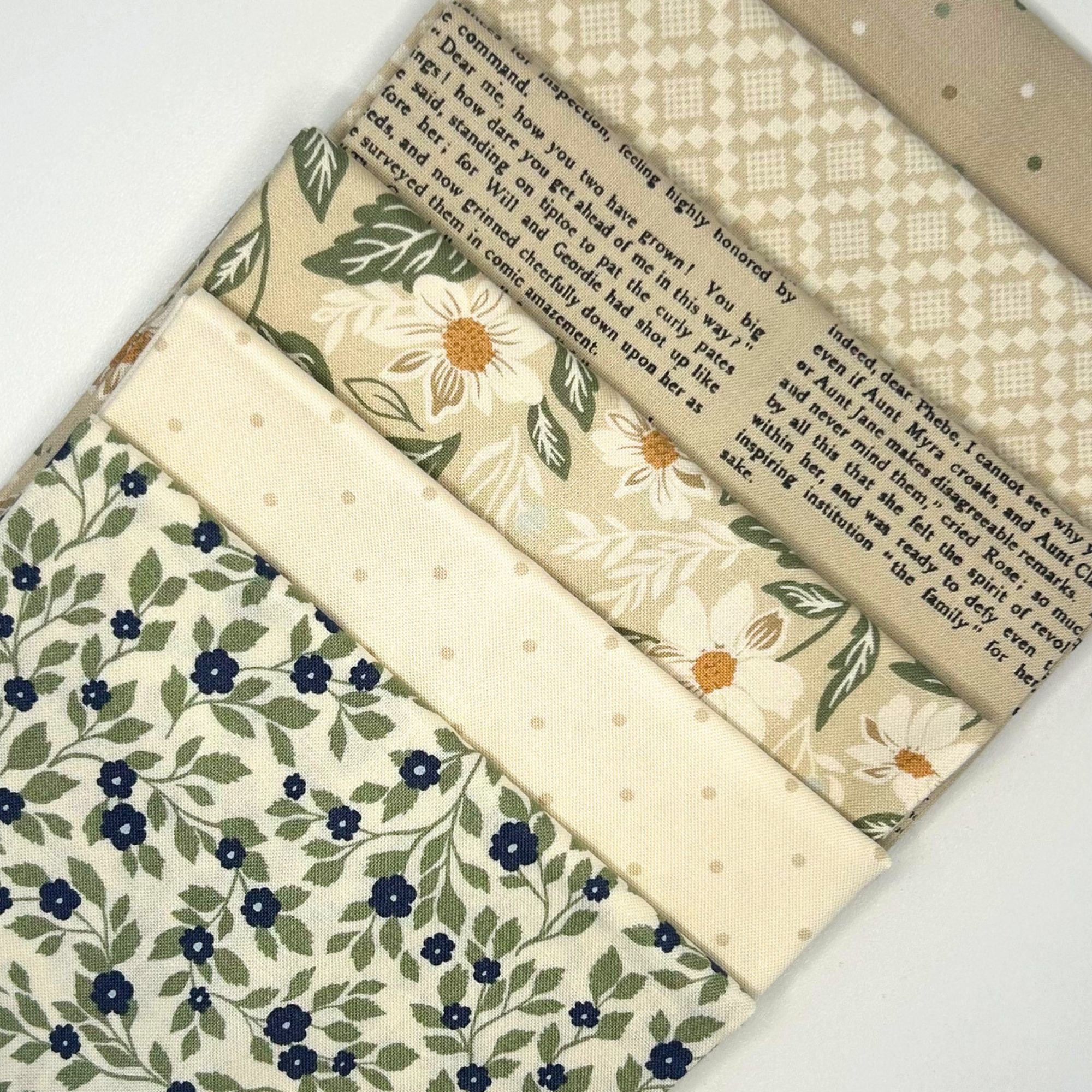 PRESALE True Love Custom Fat Quarter Bundle Oatmeal Cream by Lella Boutique for Moda Fabrics | 6 FQs | Curated Bundle