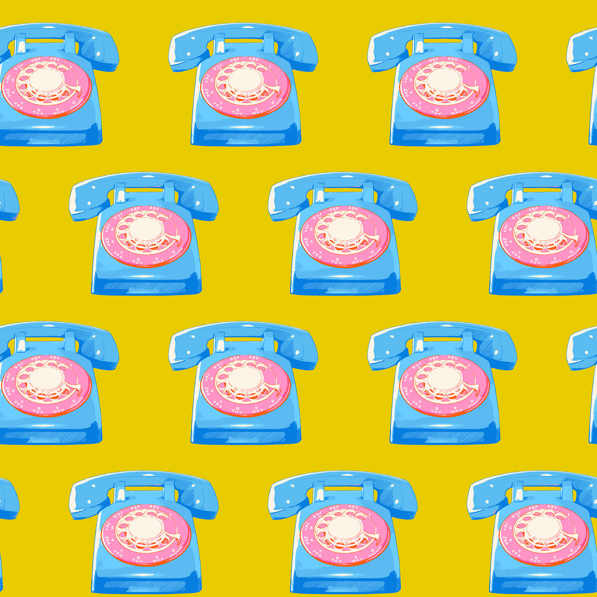 PRESALE Sparkle Mart Telephones Golden Hour Yardage by Melody Miller for Ruby Star Society | RS0121 15