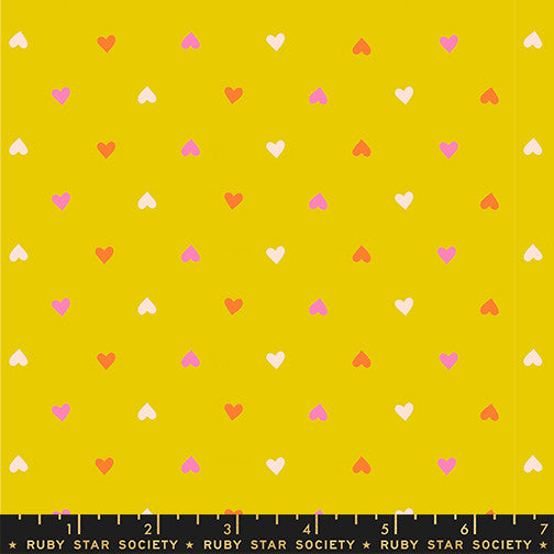 PRESALE Best Day Ever Hearts Golden Hour Yardage by Melody Miller for Ruby Star Society | RS0091 17