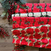PRESALE Holiday Cheer Custom Fat Quarter Bundle Poinsettia by Stacy Iest Hsu for Moda Fabrics | X FQs | Curated Bundle