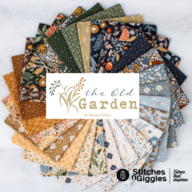 The Old Garden Cornflower Alexandre Yardage by Danelys Sidron for Riley Blake Designs |C14234 CORNFLOWER High Quality Quilting Cotton Fabric