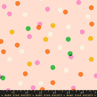 Sparkle Mart Spritz Peach Blossom Yardage by Melody Miller for Ruby Star Society | RS0123 15