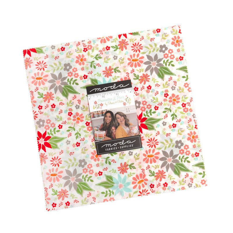 PRESALE Poinsettia and Pear Layer Cake 10" by Sherri & Chelsi for Moda Fabrics |42 Pcs | 37710LC
