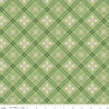 Wide Back Home Town Holiday Holly Raindrop Yardage by Lori Holt | Wide Quilt Backing Fabric | WB14927-LETTUCE