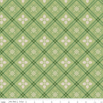 Wide Back Home Town Holiday Holly Raindrop Yardage by Lori Holt | Wide Quilt Backing Fabric | WB14927-LETTUCE