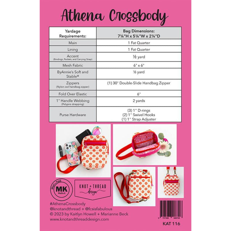 Athena Crossbody  by Knot and Thread Designs | KAT 116