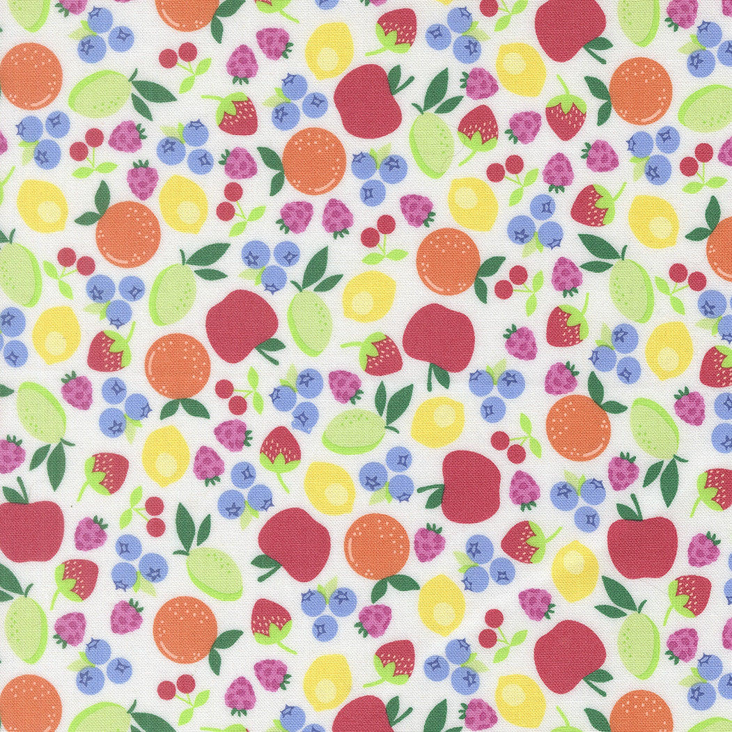 Fruit Salad Fruit Cup Off White Yardage by Corey Yoder for Moda Fabrics | 29242 11