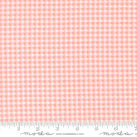 PRESALE Sunbonnet Mini Gingham Pale Pink Yardage by Heather Briggs of My Sew Quilty Life for Moda Fabrics | 31769 17
