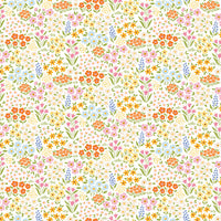 Little Darlin' Floral Fields Cream Yardage by the RBD Designers for Riley Blake Designs | C16971-CREAM