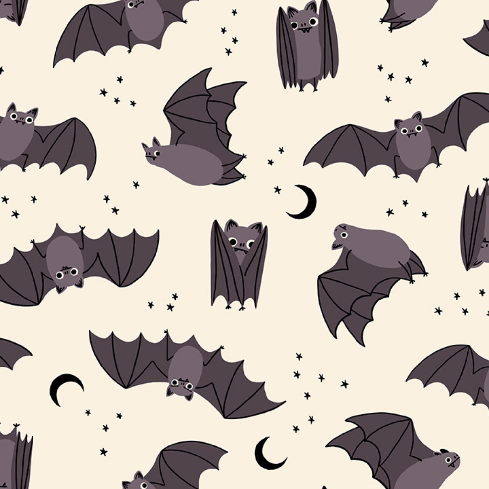 PRESALE Freaky Familiars Fat Bats Natural Yardage by Ruby Star Society | RS5194 11