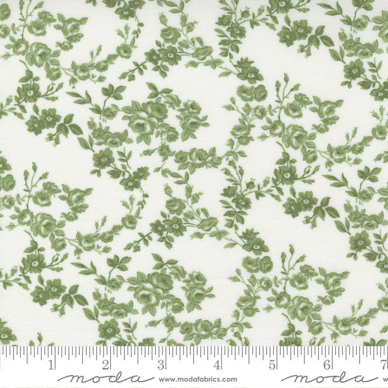Nantucket Summer Surfside Cream Grass Yardage by Camille Roskelley for Moda Fabrics | 55263 26