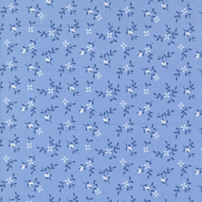 PRESALE Cali & Co Vine and Bud Sky Blue Yardage by Corey Yoder for Moda Fabrics | 29192 42