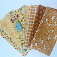 Animal Park Fun Custom Fat Quarter Bundle Warm by Stacy Iest Hsu for Moda Fabrics | Curated Bundle | 7 Fat Quarters