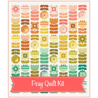 PRESALE Posy Quilt Kit With Popcorn by Elizabeth Hartman for Moda Fabrics | Quilt Size 68” x 80”