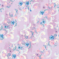PRESALE Wishes Cindy's Flowers Vanity Sparkle Yardage by Jill Howarth for Riley Blake Designs | SC18074-VANITY