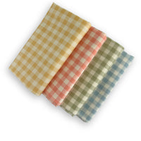 Fat Quarter Bundle Gingham Pastels | Handmade Sweetness by Heather Briggs | 4 Fat Quarters | Curated Bundle
