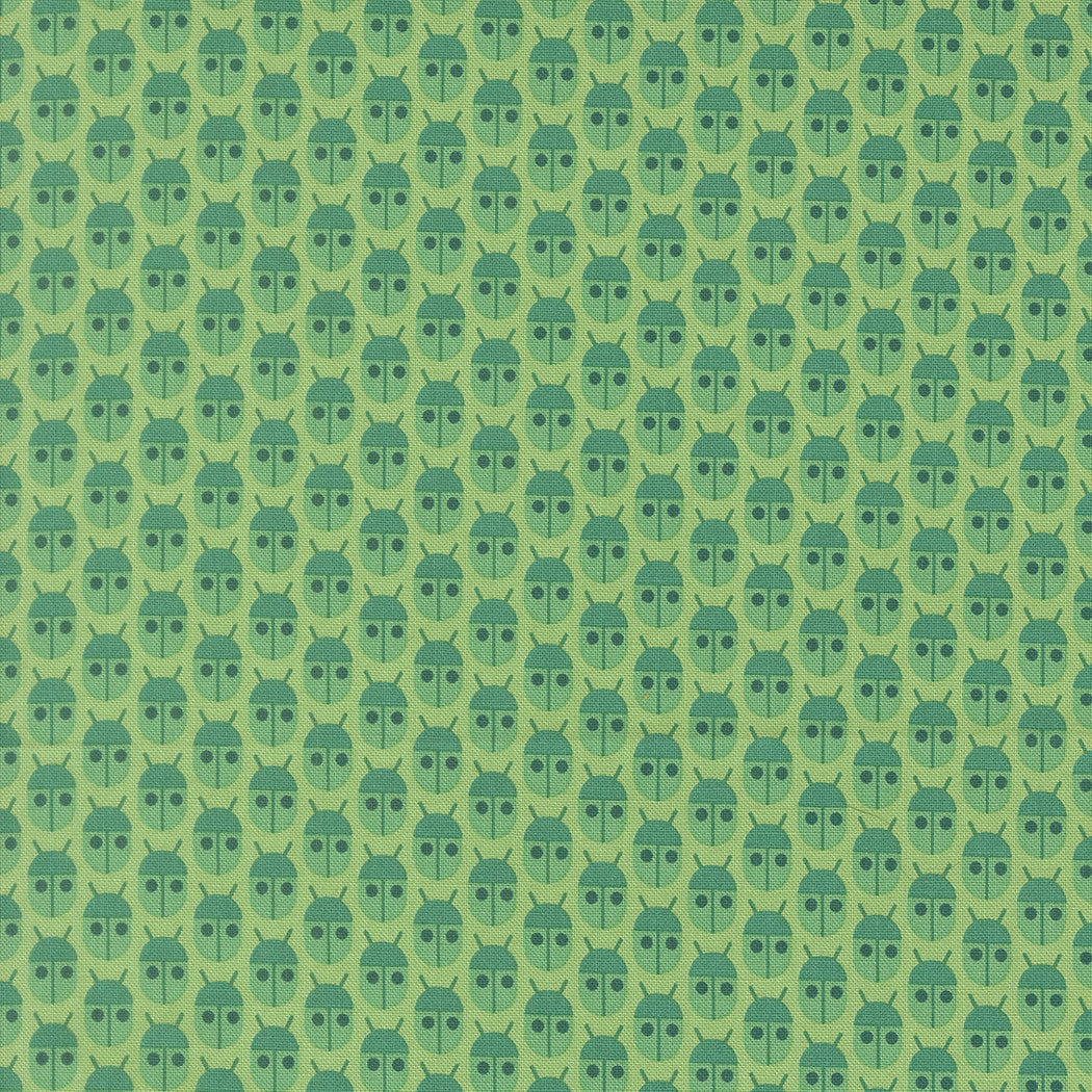 PRESALE Popcorn Little Bugs Jade Yardage by Elizabeth Hartman for Moda Fabrics | 51280 15