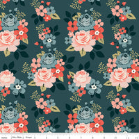 Vintage Charm Main Midnight Yardage by Dani Mogstad for Riley Blake Designs | C15270-MIDNIGHT