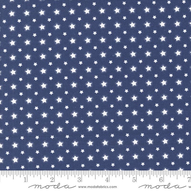 PRESALE Star Spangled Folk Stars Twilight by April Rosenthal of Prairie Grass for Moda Fabrics | 24174 13