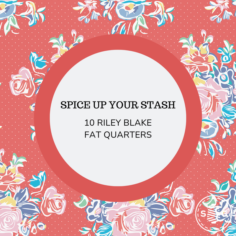 Spice Up Your Stash Scrap Bag | 10 Fat Quarters from Riley Blake Designs | Custom Fat Quarter Bundle