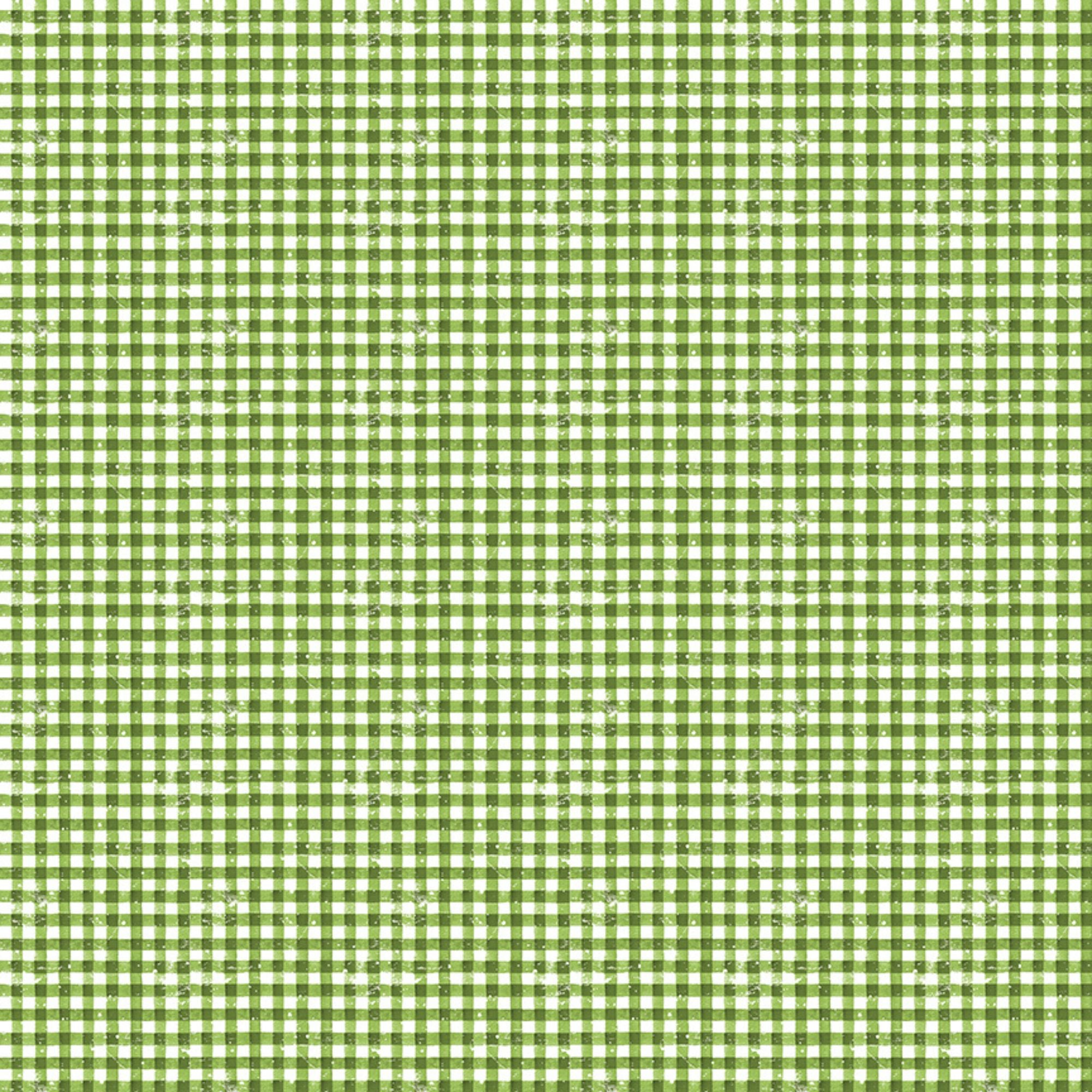 PRESALE Gingerbread Sugary Gingham Green Yardage by J. Wecker Frisch for Riley Blake Designs | C17856-GREEN
