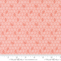 PRESALE Wild Honey Honeycomb Carnation Yardage by Lella Boutique for Moda Fabrics | 5253 12
